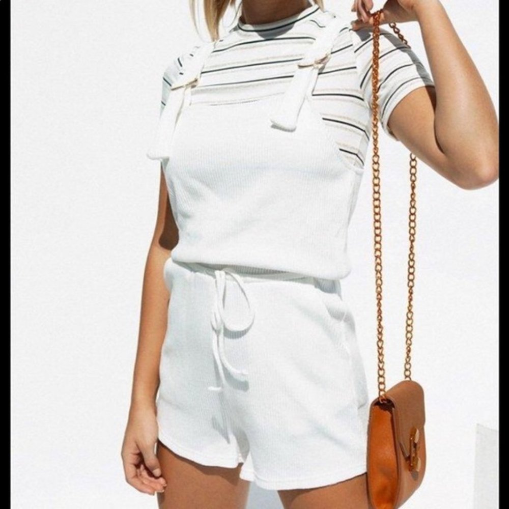 Sabo Skirt White Overalls